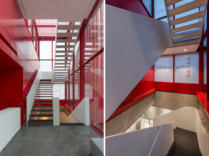 aim architecture hafele showroom shanghai china designboom