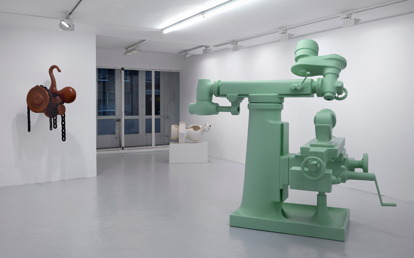 atelier van lieshout power hammer grimm gallery designboom 
