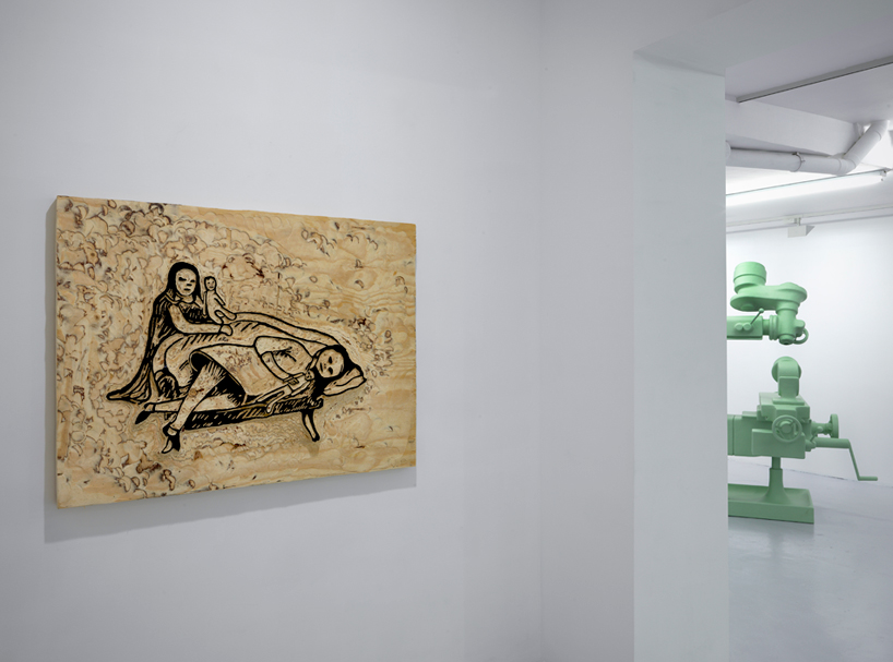 atelier van lieshout power hammer grimm gallery designboom 