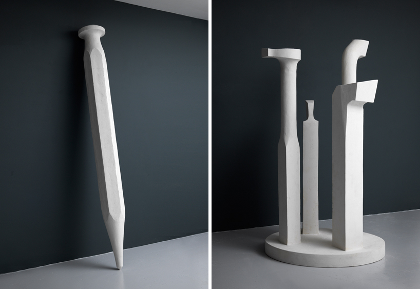 atelier van lieshout power hammer grimm gallery designboom 