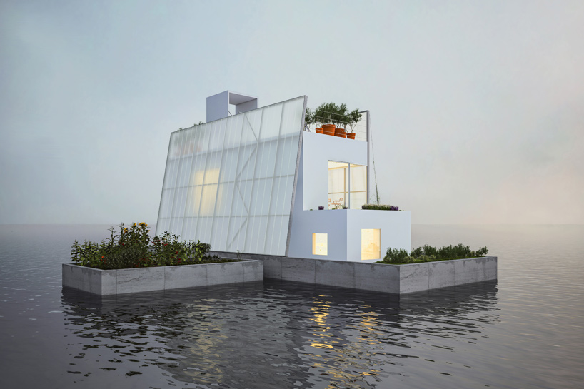 floating house proposal by carl turner architects for 