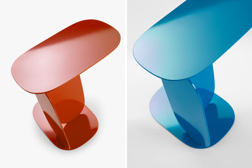 claesson koivisto rune caramel side table offecct stockholm furniture fair designboom