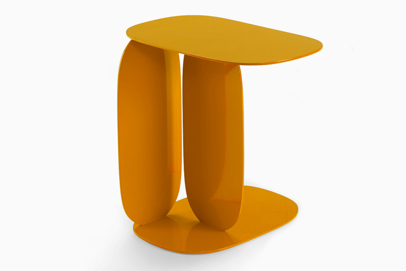 claesson koivisto rune caramel side table offecct stockholm furniture fair designboom