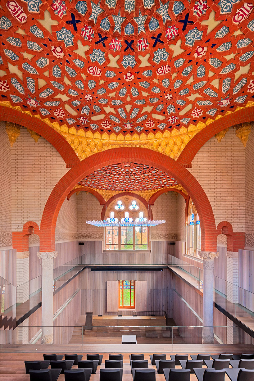 david cardelus sant pau renovation art nouveau barcelona spain designboom