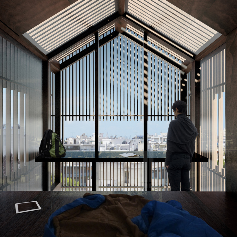 deltarchi panos dragonas varvara christopoulou detached urban hut athens designboom