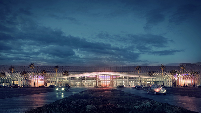 fentress architects miami beach convention center interior arquitectonica west8 designboom