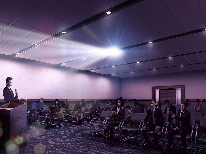 fentress architects miami beach convention center interior arquitectonica west8 designboom