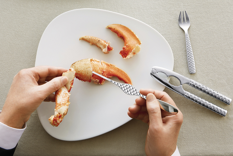 fuksas colombina fish cutlery alessi designboom 