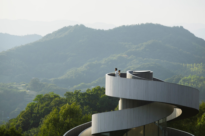 hiroshi nakamura nap ribbon chapel spiral hiroshima japan designboom