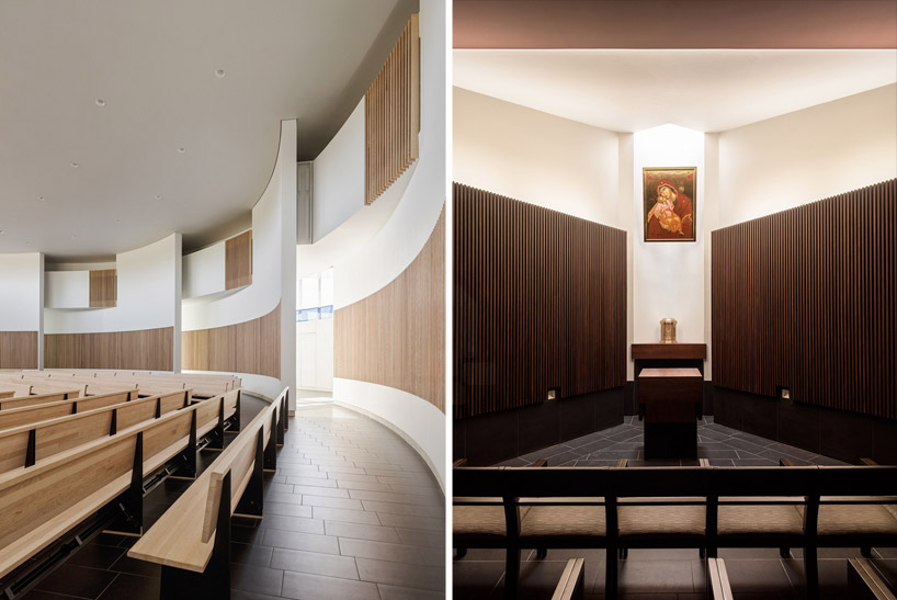 hodgetts fung jesuit high school chapel north american martyrs sacramento designboom