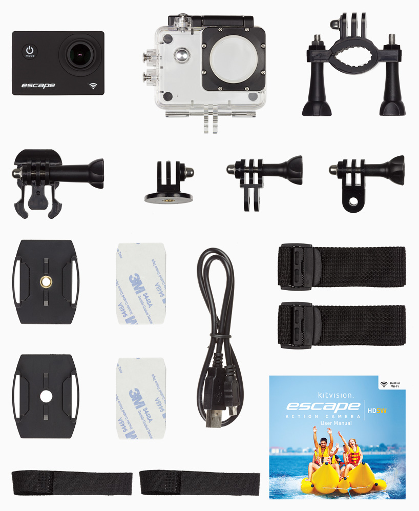 kitvision escape action camera range captures memories in full HD