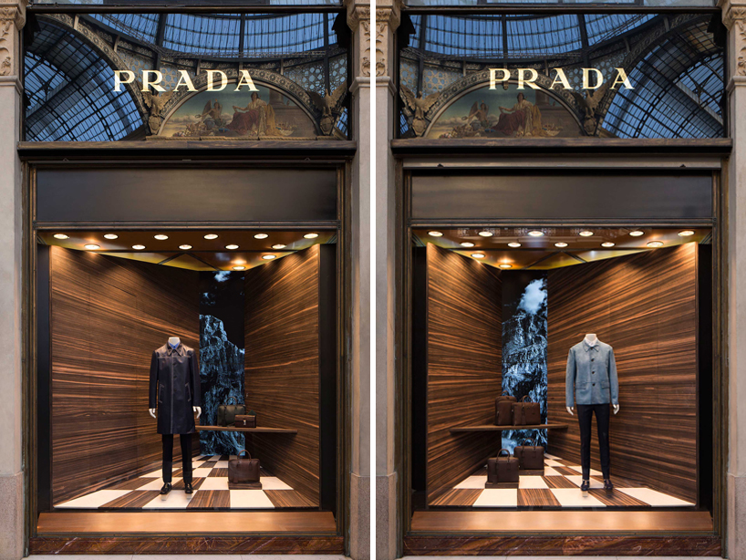 martino gamper corners window design concept prada designboom 