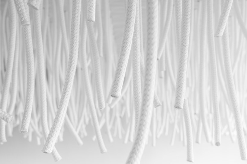 quentin de coster lianes l'air du temps restaurant polyester rope belgium designboom