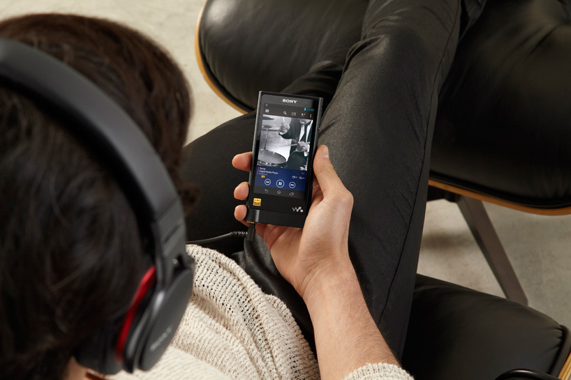 wireless sony walkman NW-ZX2 stores over 1700 hi-res audio files