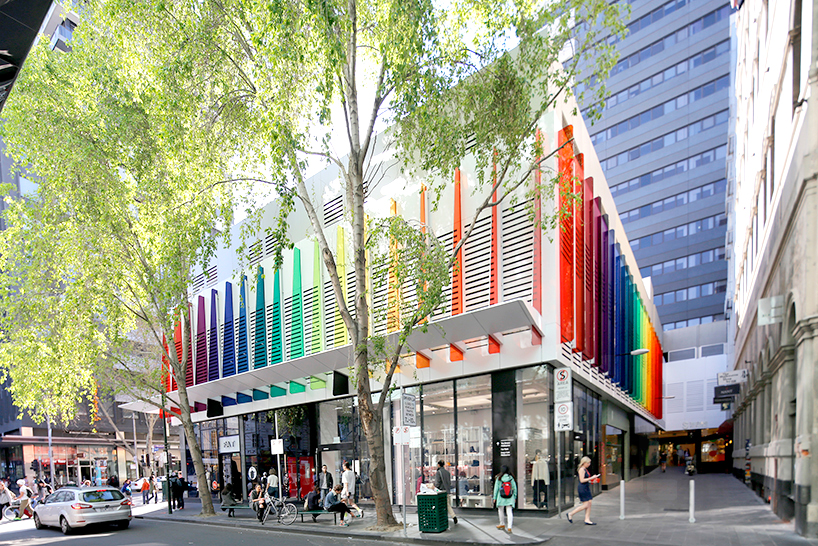 studio505 strand facade melbourne cbd australia designboom