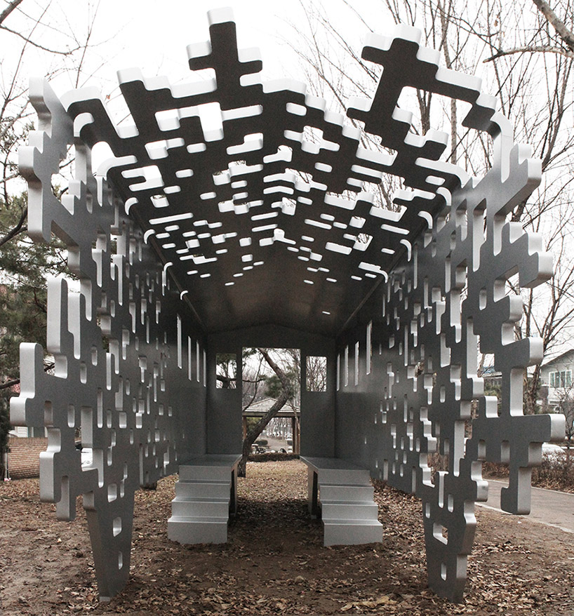 yong ju lee melting train dispersion sculpture korea designboom