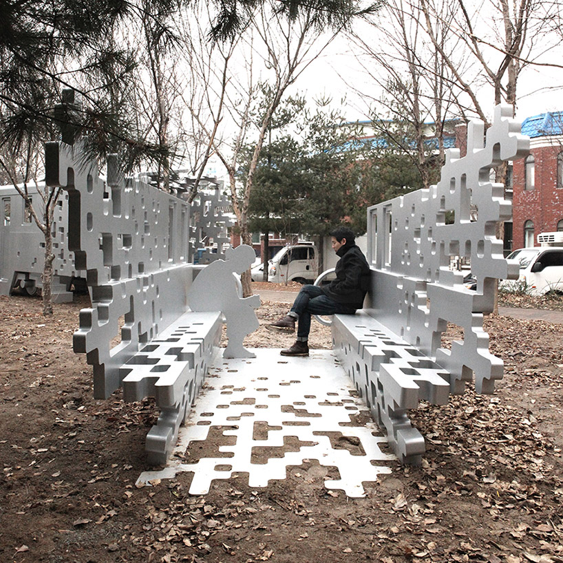 yong ju lee melting train dispersion sculpture korea designboom