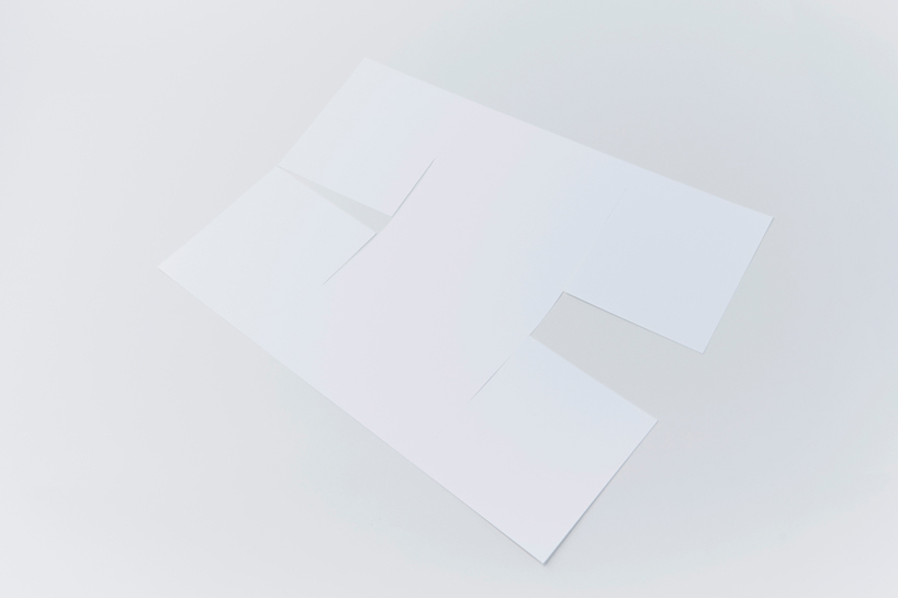 YOY forms poster lamp with a single sheet of paper