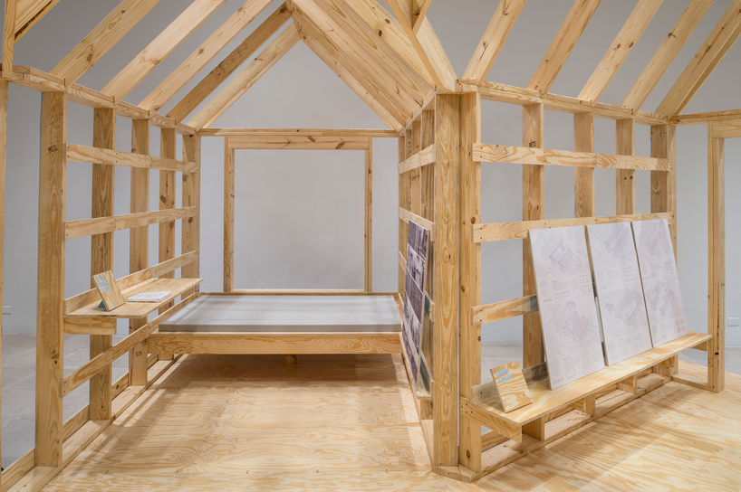 atelier bow-wow shotgun installation rice gallery jesus vassallo designboom