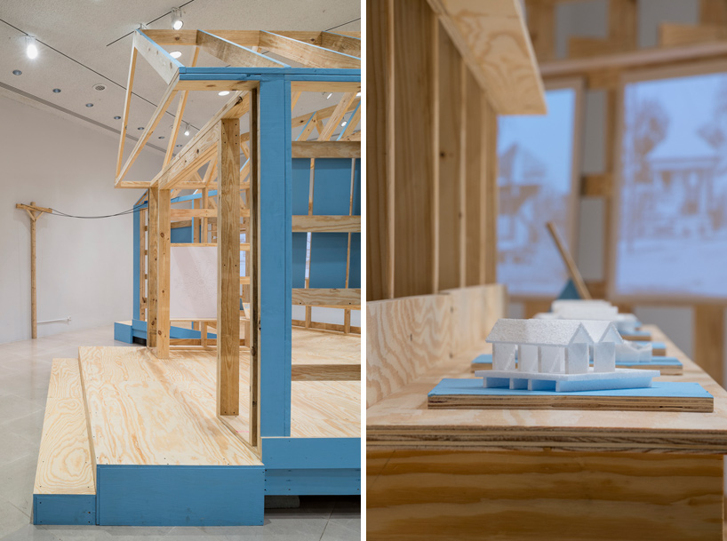 atelier bow-wow shotgun installation rice gallery jesus vassallo designboom
