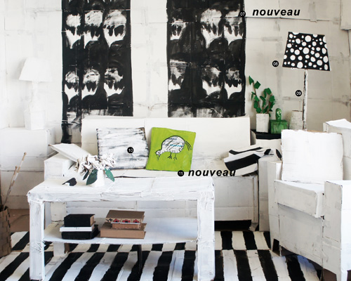benedetto bufalino makes a fake IKEA catalog out of cardboard