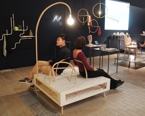 bindesign forms light + seat back modules for varied sitting arrangements