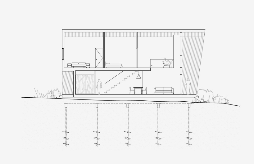 dubbeldam yukon cottage development carcross canada designboom