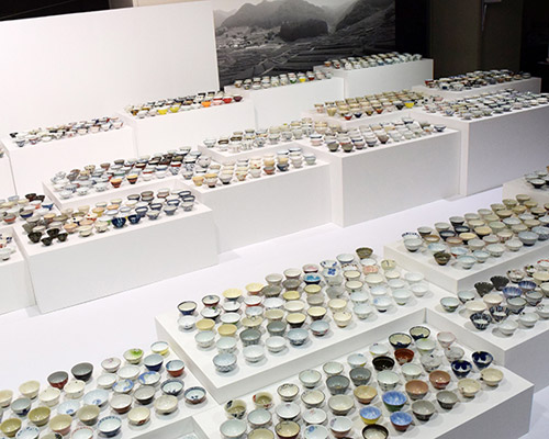 kei harada exhibits 1,200 rice bowls from the town of hasami