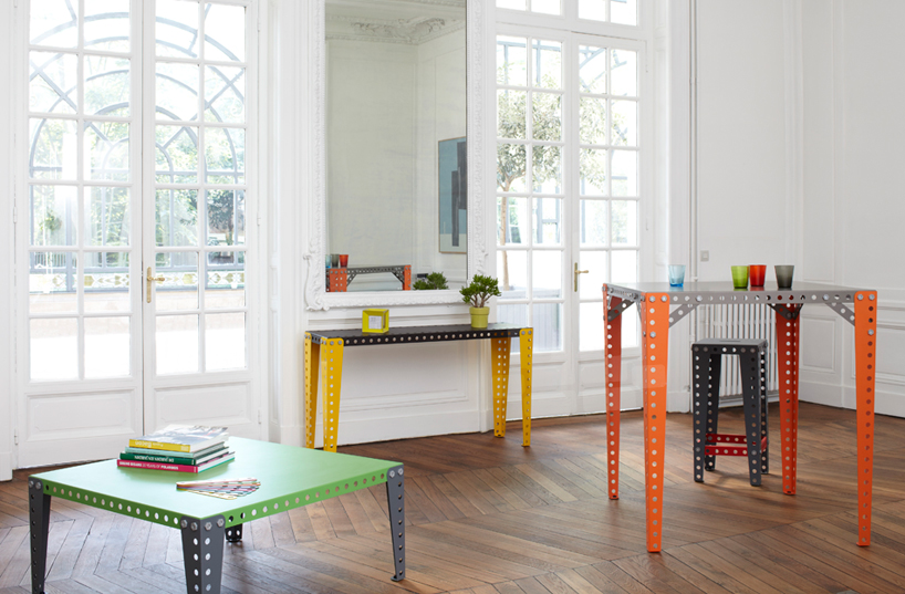 meccano home metal modules evolving furniture designboom 