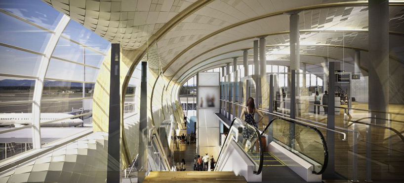 nordic office of architecture oslo international airport expansion designboom