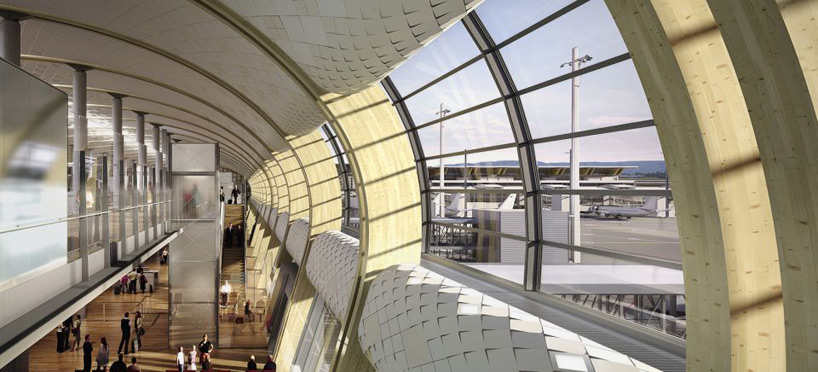 nordic office of architecture oslo international airport expansion designboom