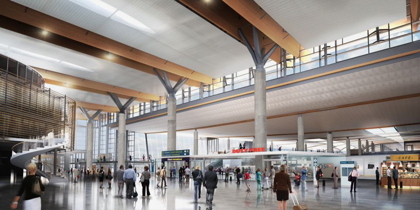 nordic office of architecture oslo international airport expansion designboom