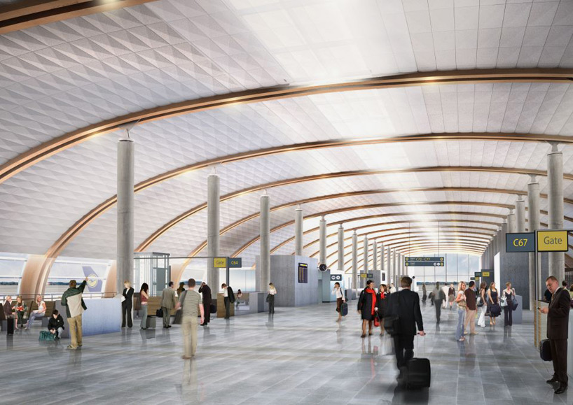 nordic office of architecture oslo international airport expansion designboom