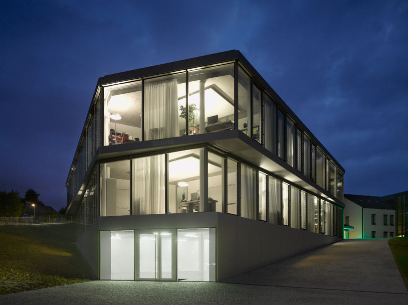 personeni raffaele scharer bernex city hall geneva switzerland designboom