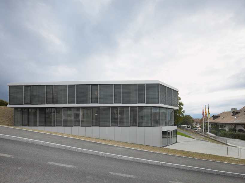 personeni raffaele scharer bernex city hall geneva switzerland designboom