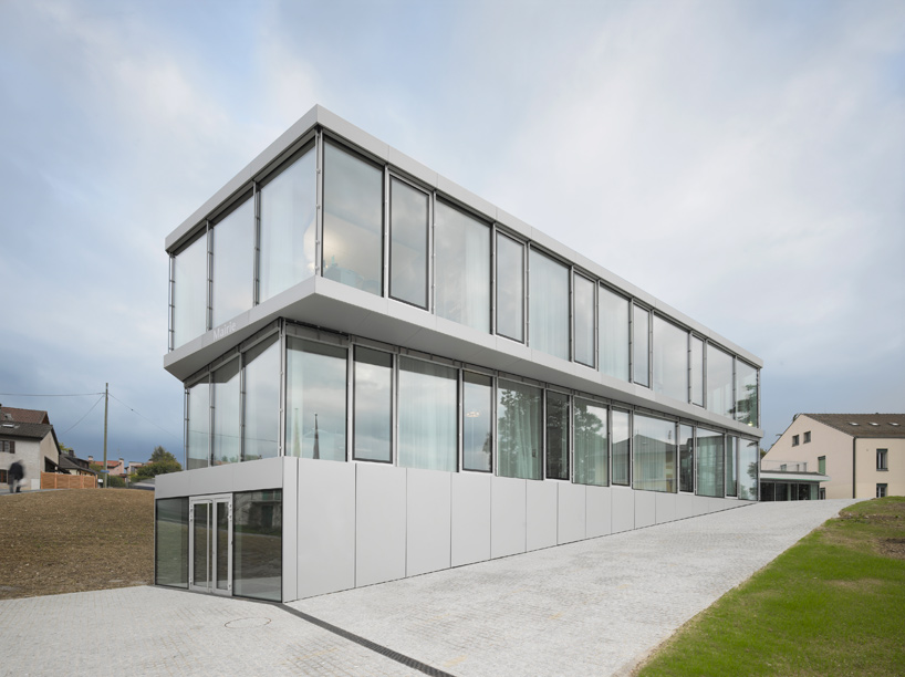 personeni raffaele scharer bernex city hall geneva switzerland designboom