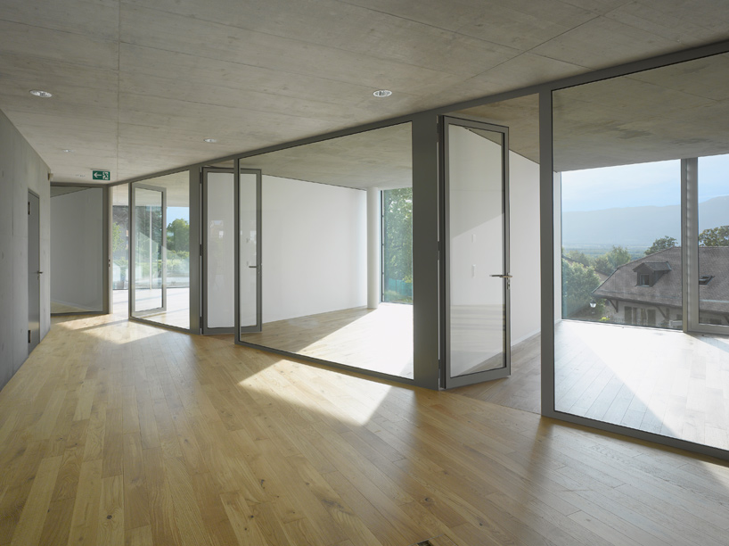 personeni raffaele scharer bernex city hall geneva switzerland designboom