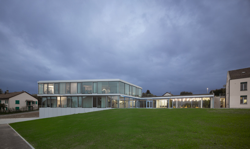 personeni raffaele scharer bernex city hall geneva switzerland designboom