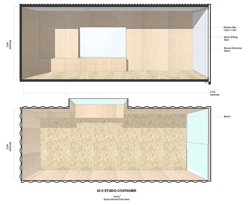 pop brixton carl turner architects shipping container city london designboom