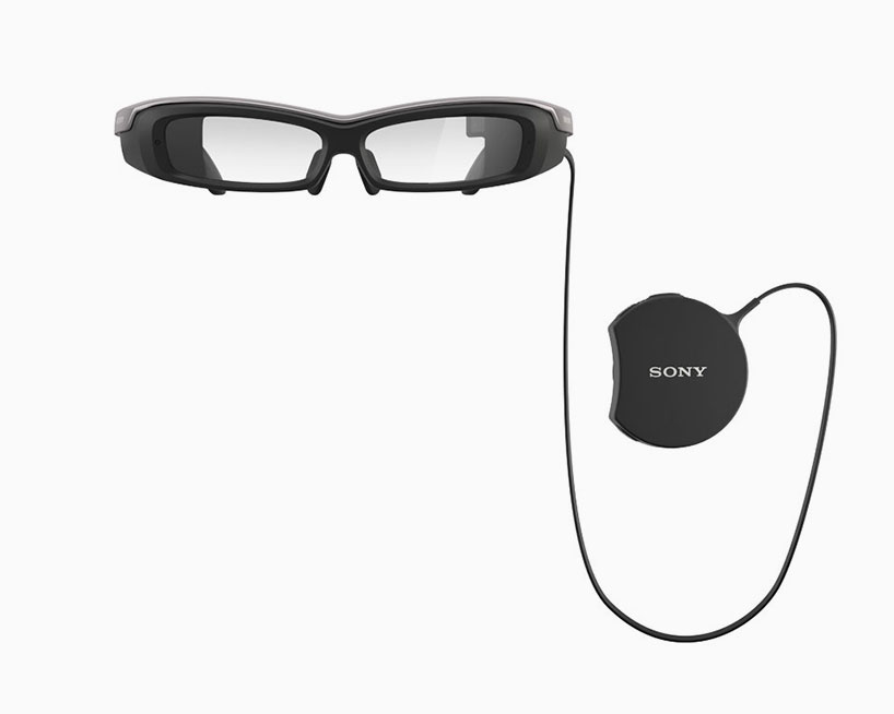 sony's augmented reality SmartEyeGlasses use holographic lens technology