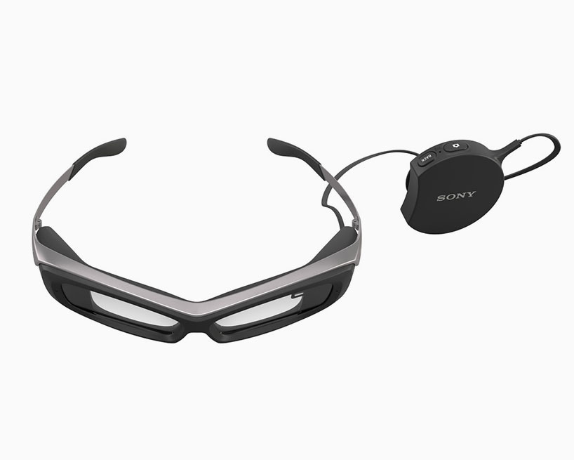 sony's augmented reality SmartEyeGlasses use holographic lens technology