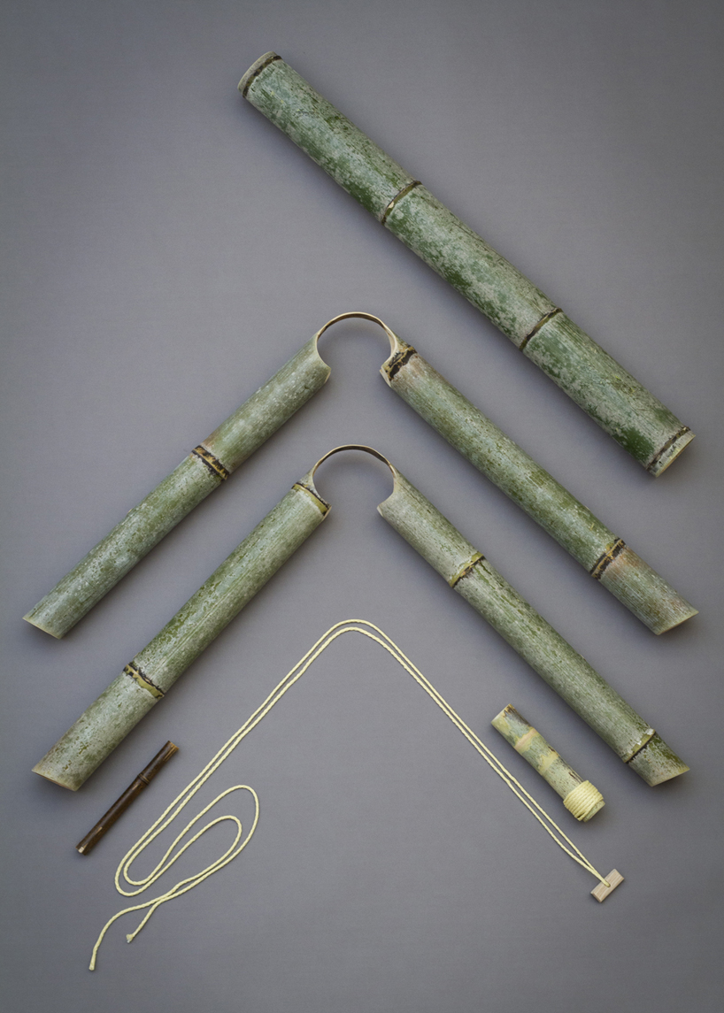 stefan diez soba bamboo bench japan creative designboom 