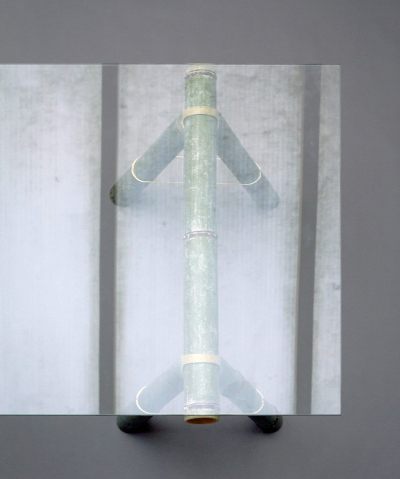 stefan diez soba bamboo bench japan creative designboom 