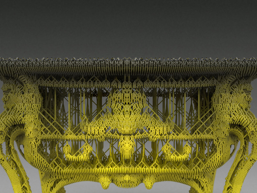 vincent coste 3d printed table converseuse chateau de versailles designboom