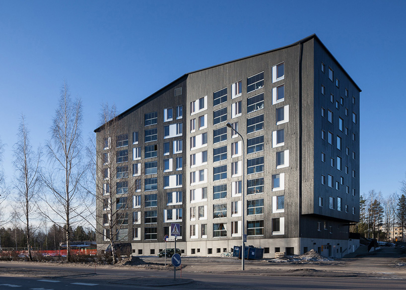 puukuokka by OOPEAA a multistorey timber housing complex