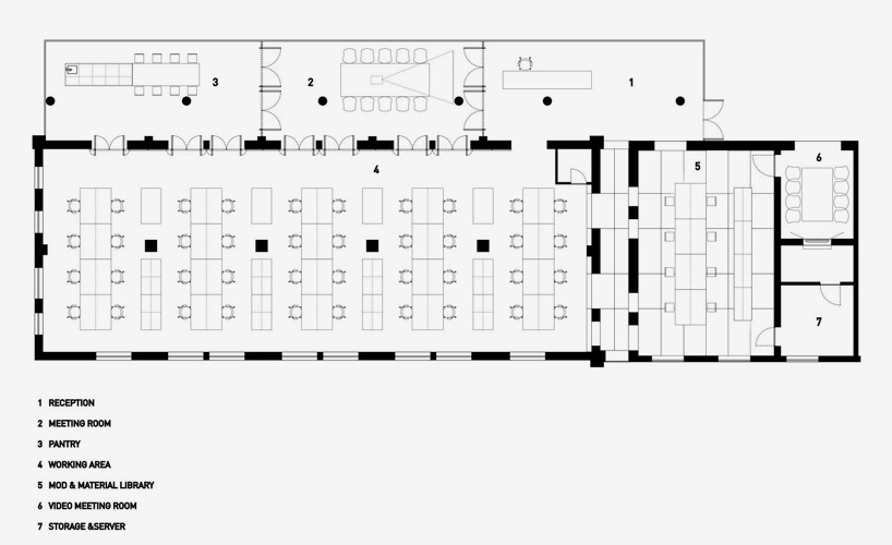SPARK architects beijing office the swivel space designboom