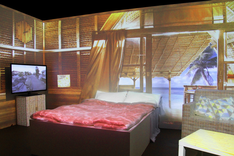 airbnb singaplural 2015 hut projection tour singapore design week designboom