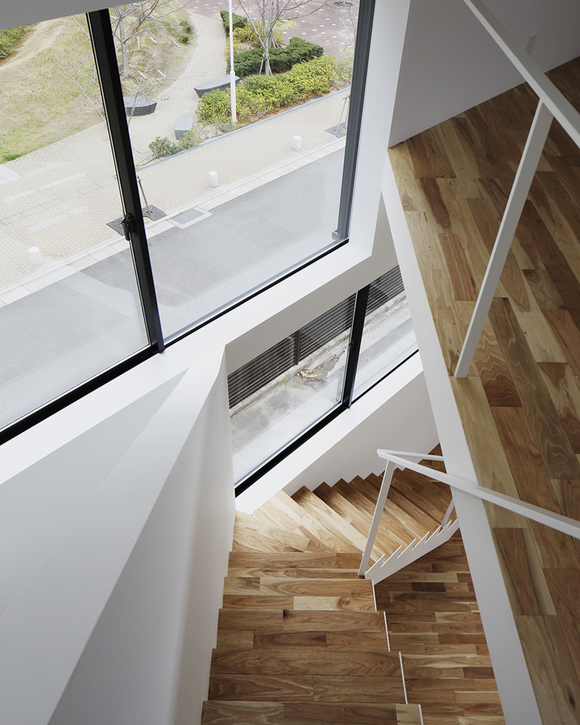 alphaville spiral window house osaka japan designboom