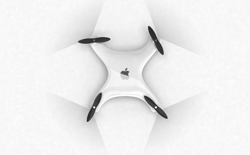 eric huismann envisions apple drone concept equipped with four cameras