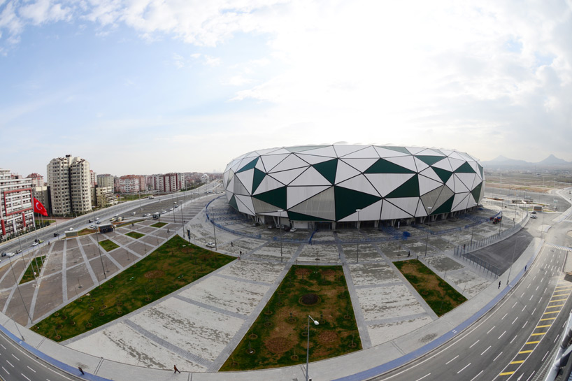 bahadçr kul architects konya city stadium designboom